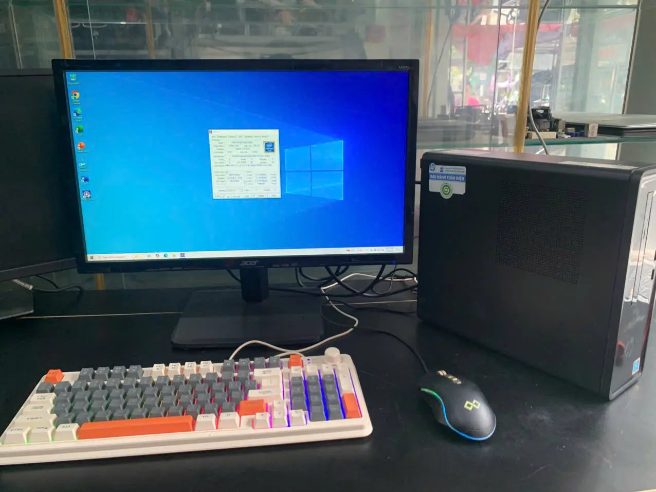 Trọn Bộ PC Văn Phòng | HP Slim Desktop 290 | Pentium G5400 | RAM 8GB | SSD 256GB + HDD 1TB | Màn Hình Acer 22" FHD
