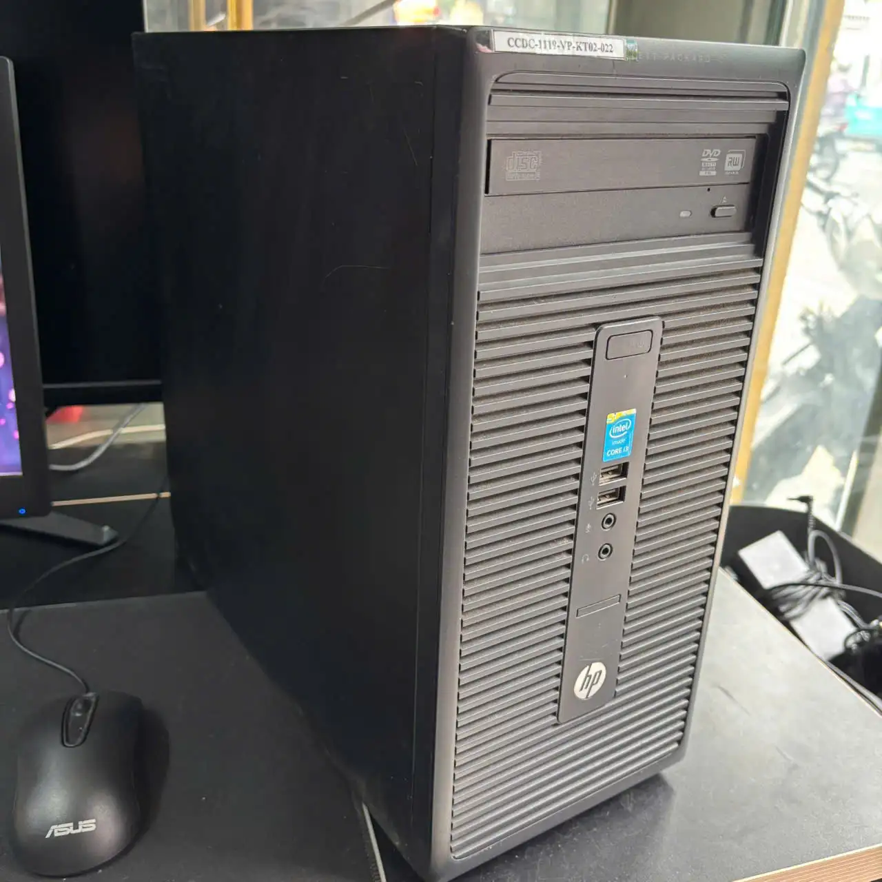 Bộ PC HP 280 G1 MT Business | Core i3-4170 | RAM 4GB | SSD 120GB | Màn HP V194 18.5" Có Loa 4
