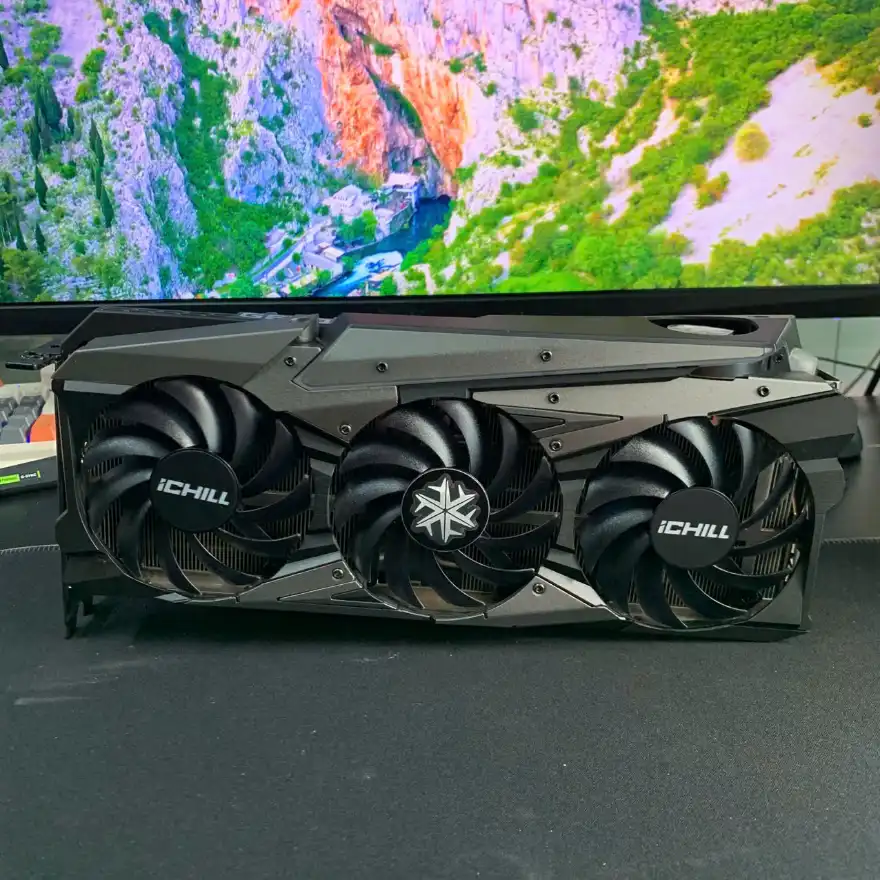 VGA Inno3D GeForce RTX 3080 iCHILL X4 LHR | 10GB GDDR6X | 4 Fan RGB | HDMI 2.1 + 3x DP 1.4