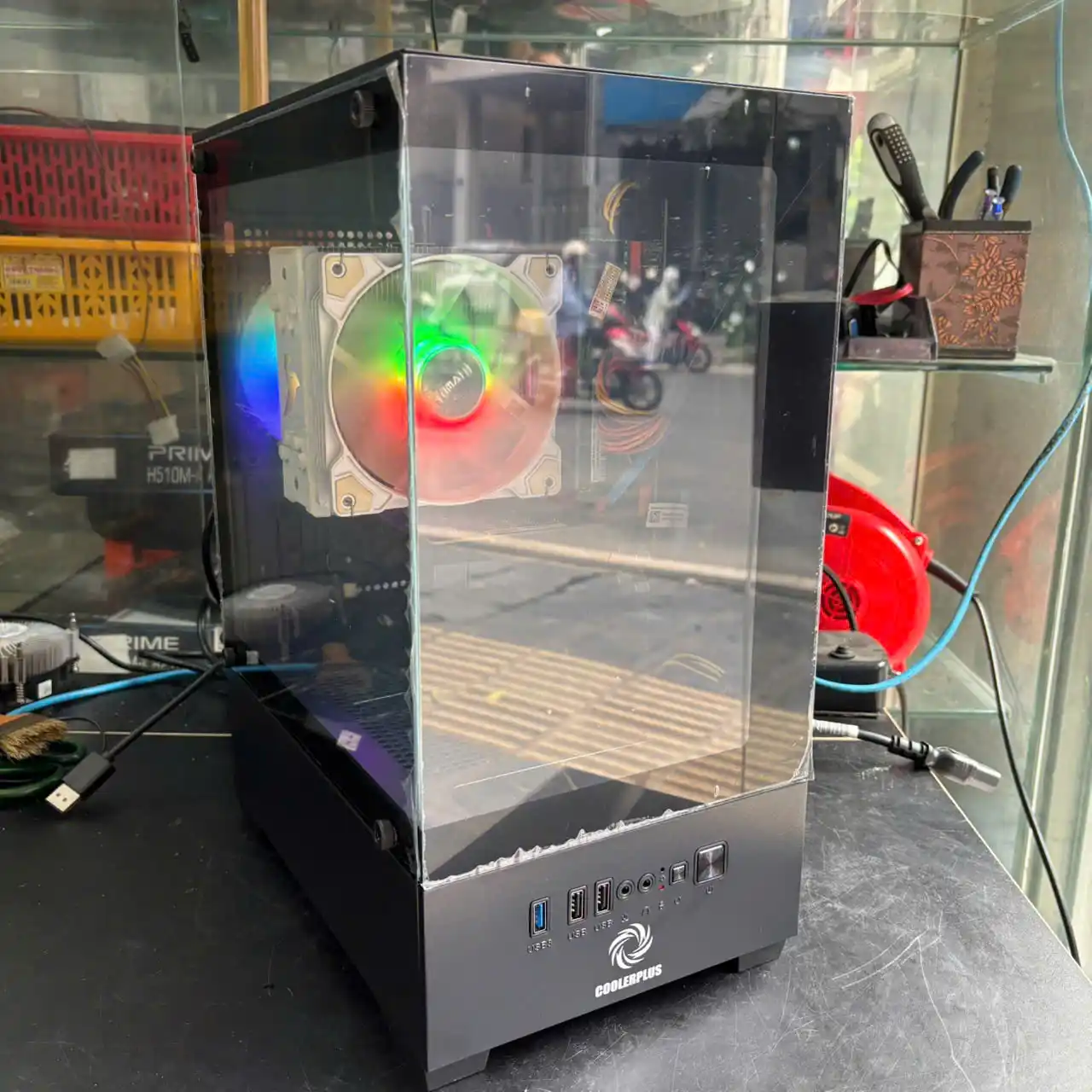 PC Workstation X99 | Intel Xeon E5-2680 V4 | RAM 16GB | SSD 256GB | NVIDIA Quadro K4000 3GB | Aigo 500W | Case Aqua EX-328 2