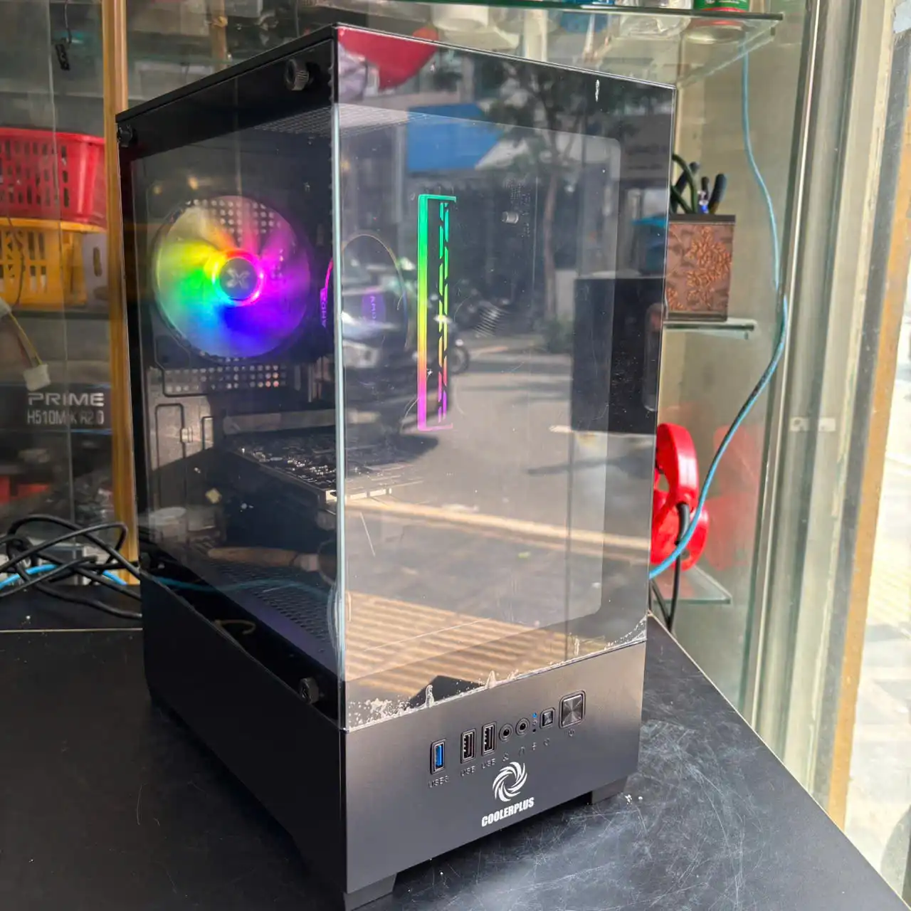 PC Gaming Giá Rẻ | ASRock A520M | Ryzen 3 3200G | RAM Kingspec 8GB | SSD 256GB + HDD 750GB | Gigabyte GTX 1050 2GB | Atom PF650W | Case EX-32B 2
