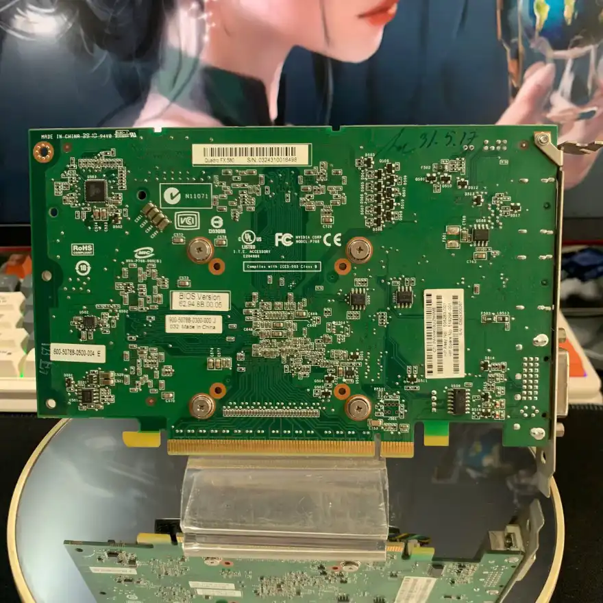 Nvidia Quadro FX 580 512MB DDR3 – Card đồ họa văn phòng/CAD cơ bản 2