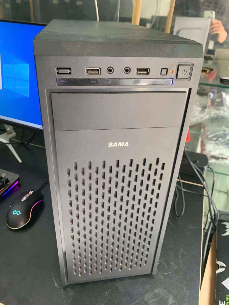 Trọn Bộ PC Đồ Họa Văn Phòng | Asus H110M | Core i3-7100 | RAM 8GB | SSD 128GB + HDD 500GB | Quadro K2000 2GB | Màn Hình Kingview 24" KV-2419H 3