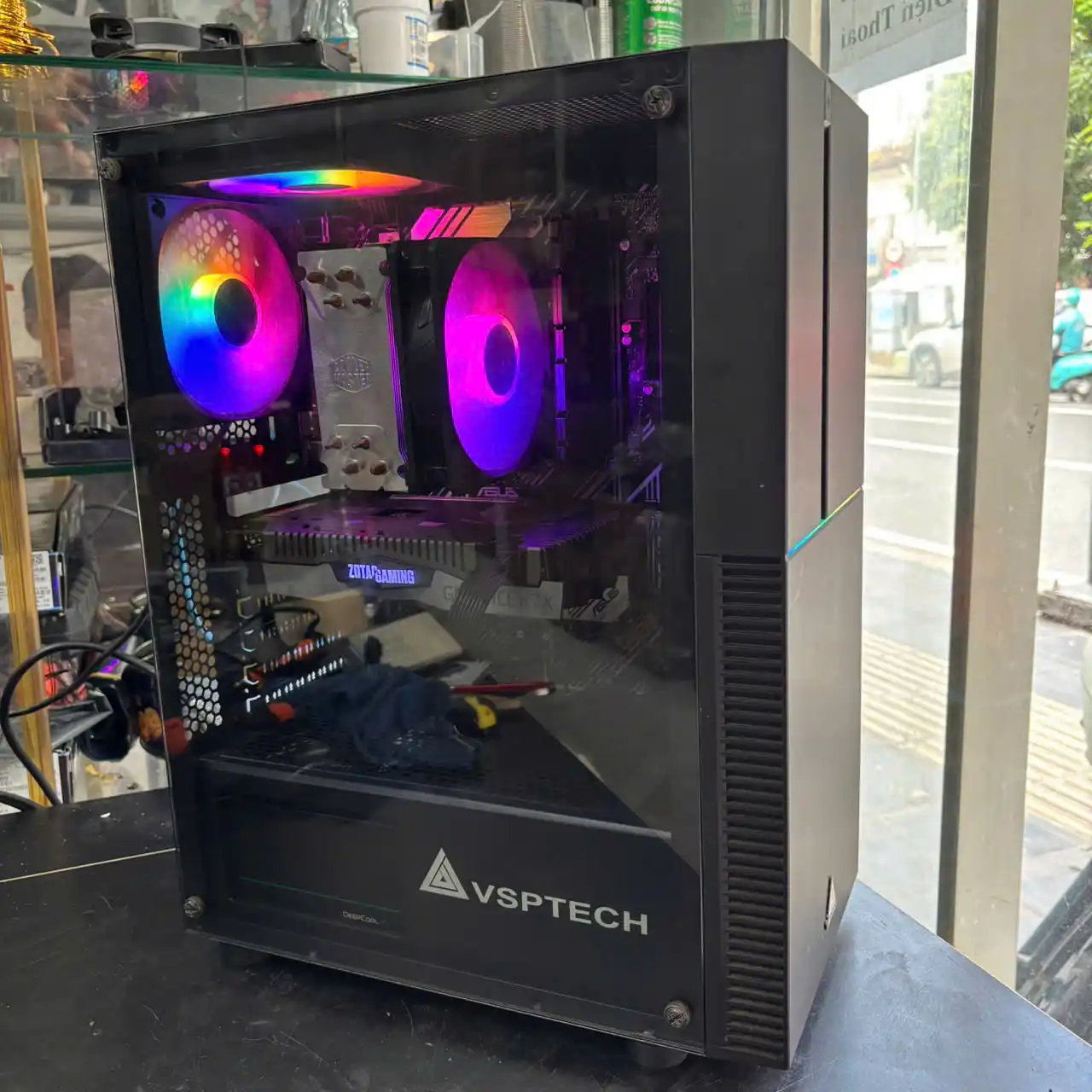 PC Gaming | ASUS Prime B560-Plus | Intel Core i5-10400F | RAM Colorful 16GB | SSD 256GB + HDD 1TB | Zotac RTX 2060 6GB | DeepCool PF650W | Case VSPtech ATX 2