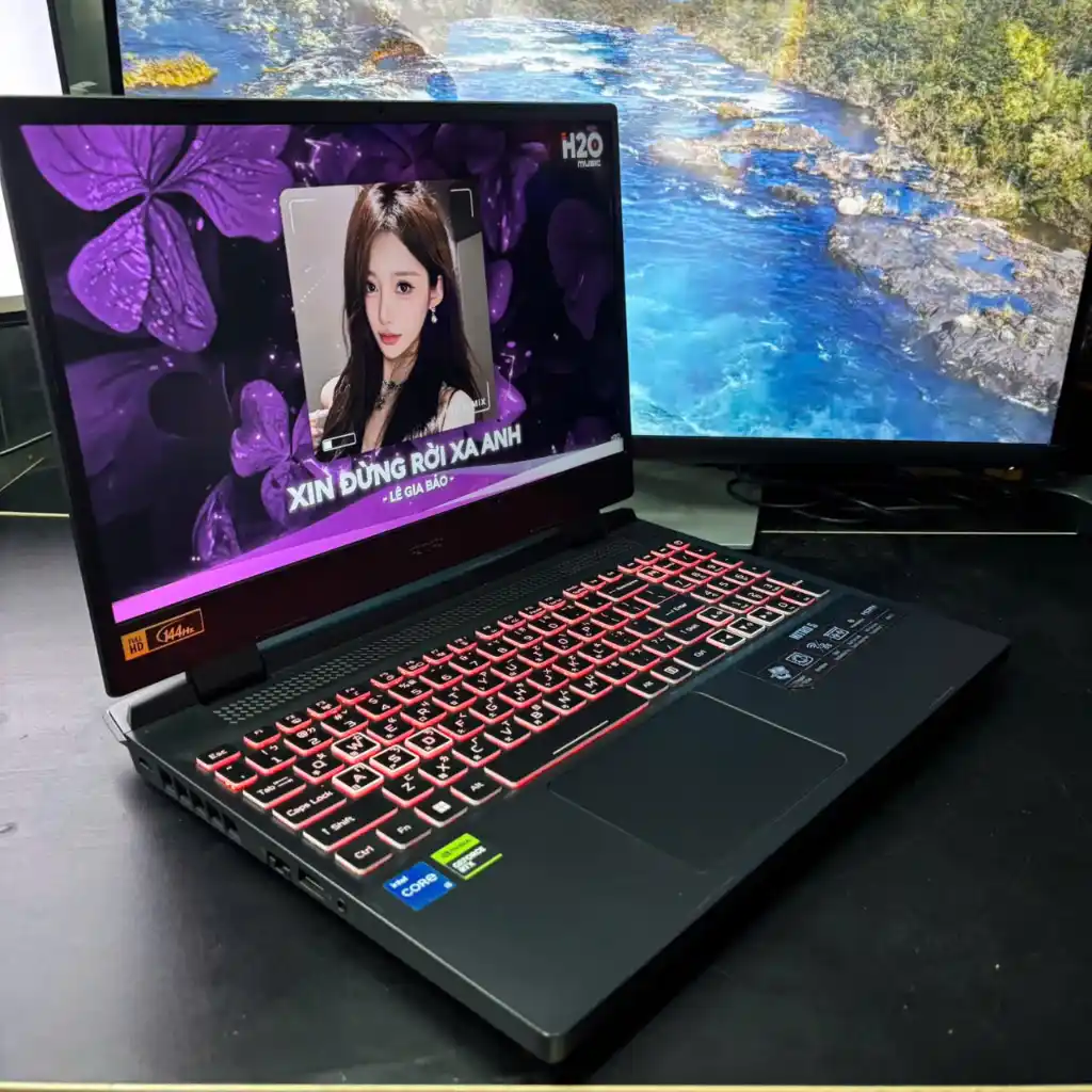 Acer Nitro 5 AN515-58 | Core i5-12500H | RAM 16GB | SSD 512GB | RTX 3050 4GB | 15.6" FHD 144Hz | Pin 100% 3