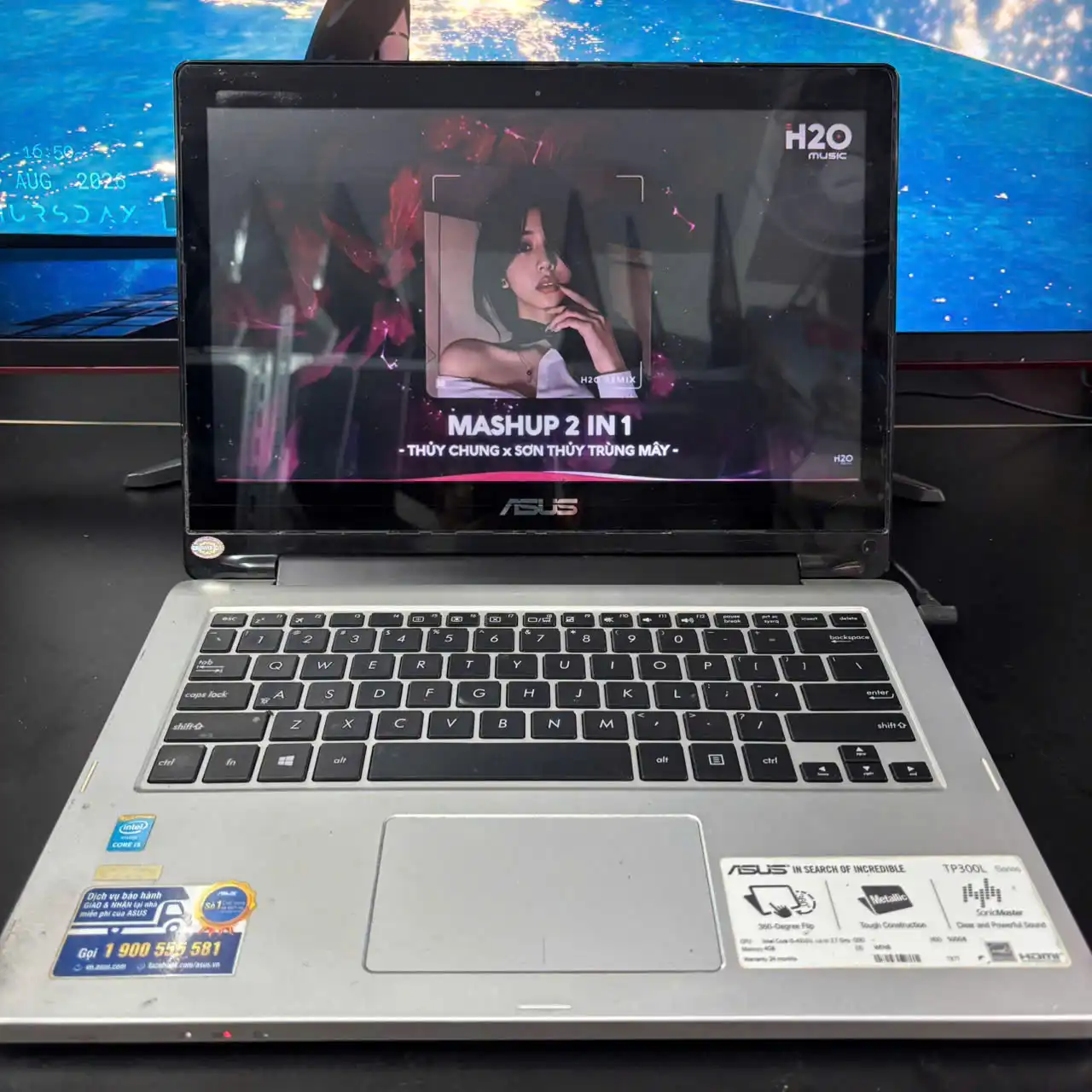 Asus VivoBook Flip TP300L | Core i5-4210U | RAM 8GB | SSD 120GB | 13.3" FHD Cảm Ứng | Gập 360°