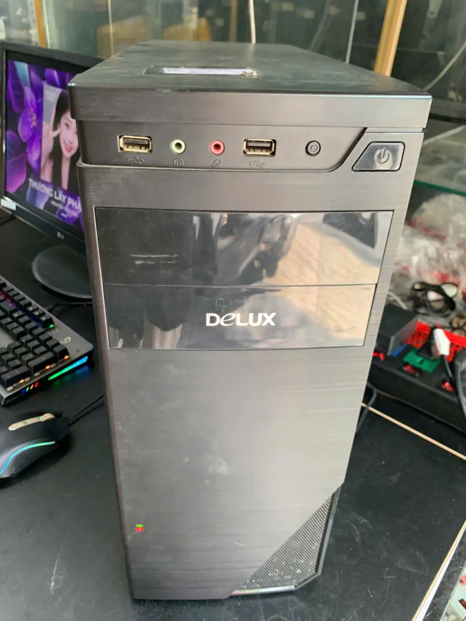 Trọn Bộ PC Văn Phòng | Gigabyte H110M | Core i5-6500 | RAM 8GB SK Hynix | SSD 128GB + HDD 500GB | Màn Hình LG 22" 3
