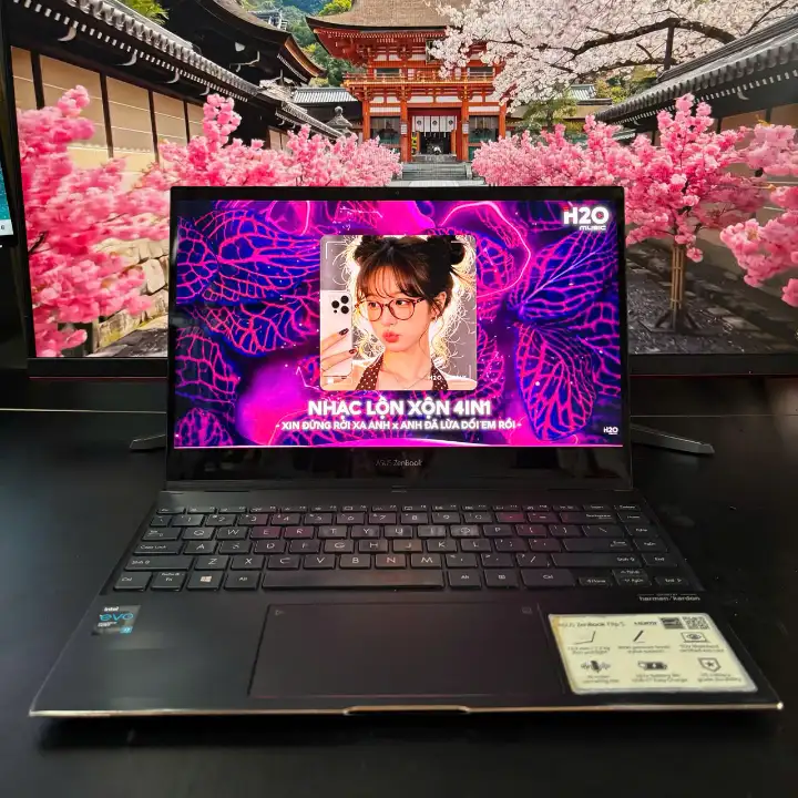 Asus ZenBook Flip S UX371E | Core i7-1165G7 | RAM 16GB | SSD 1TB | 13.3" 4K OLED Touch | Gập 360° | Thunderbolt 4