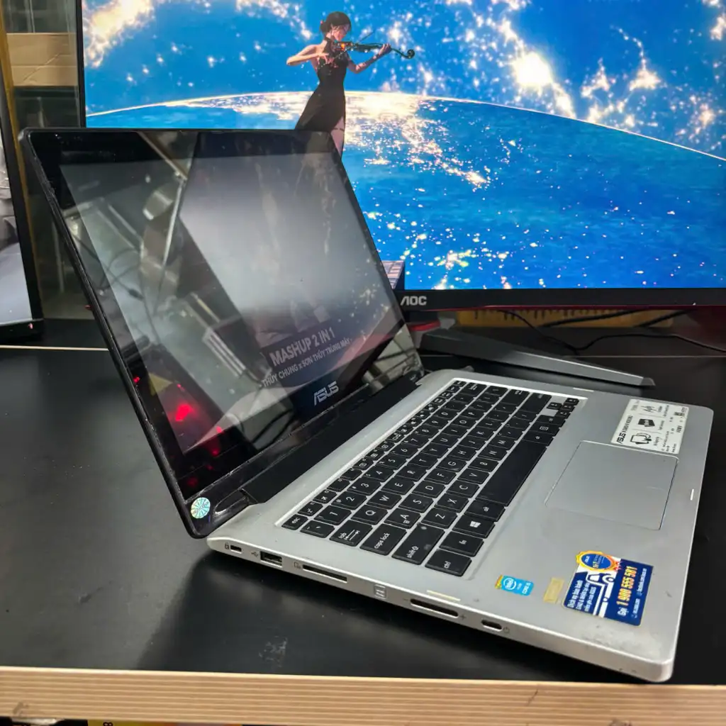 Asus VivoBook Flip TP300L | Core i5-4210U | RAM 8GB | SSD 120GB | 13.3" FHD Cảm Ứng | Gập 360° 3