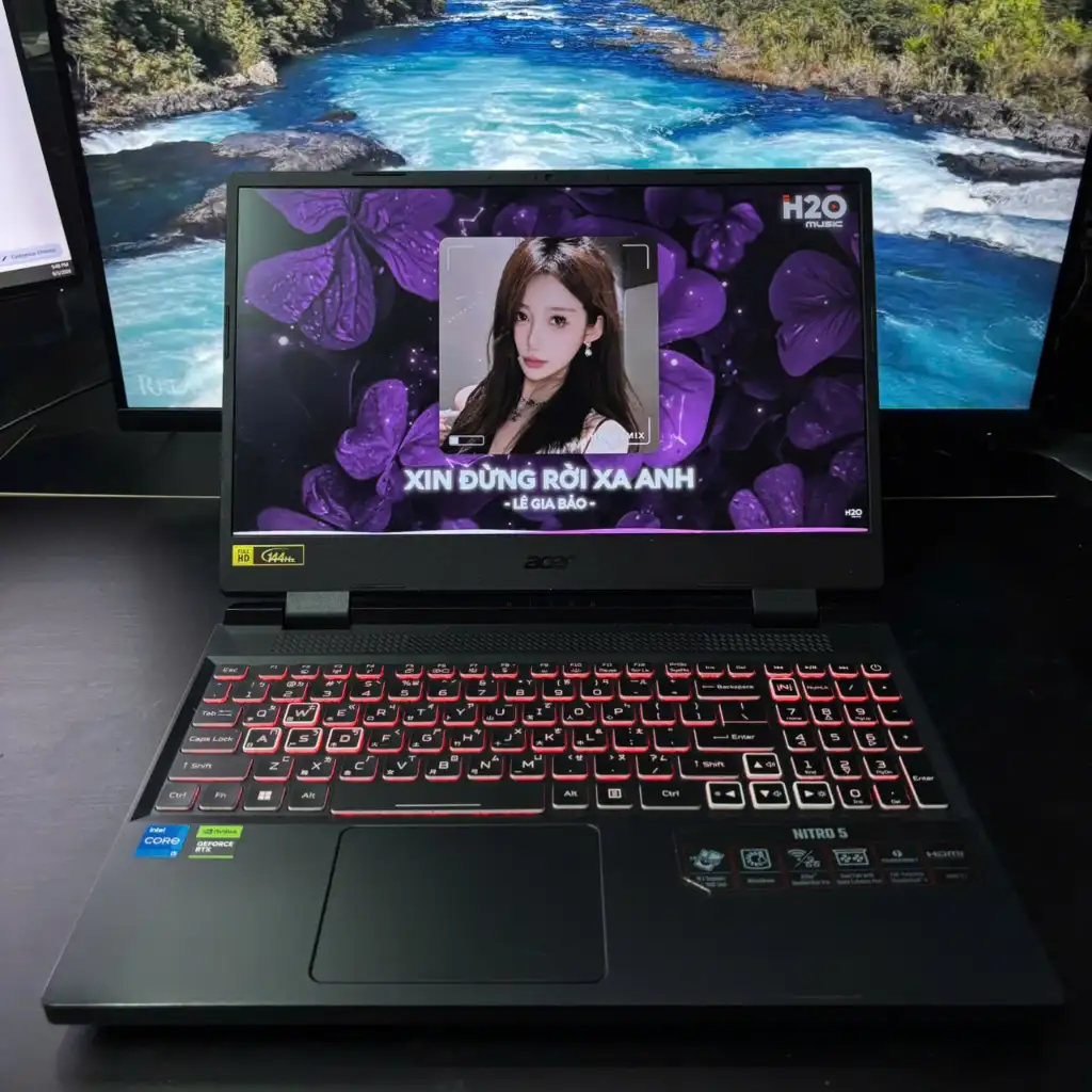 Acer Nitro 5 AN515-58 | Core i5-12500H | RAM 16GB | SSD 512GB | RTX 3050 4GB | 15.6" FHD 144Hz | Pin 100%