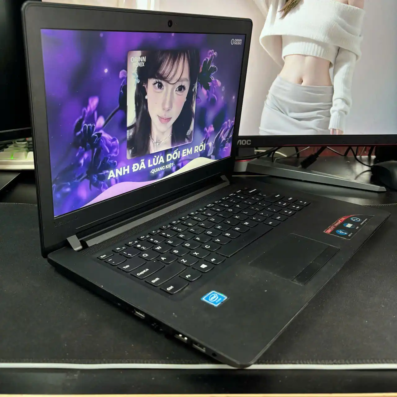 Lenovo IdeaPad 110-14IBR | Celeron N3060 | RAM 4GB | SSD 120GB | 14" HD | Pin 100% 3