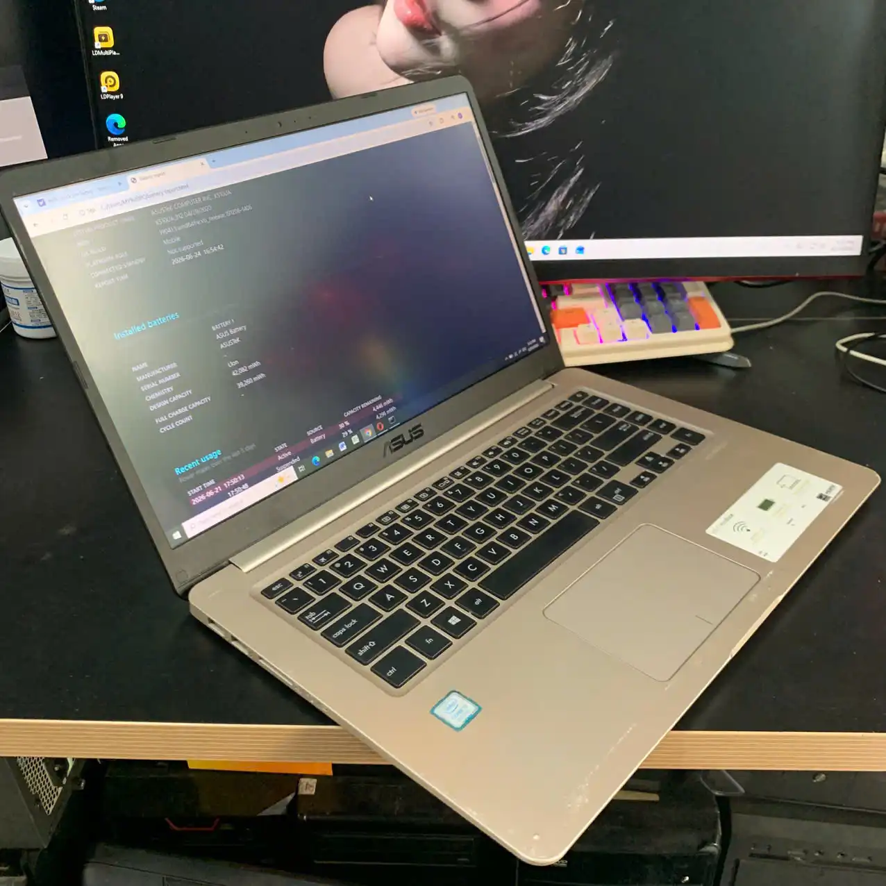 Asus VivoBook X510UA | Core i5-8250U | RAM 8GB | SSD 512GB | 15.6" FHD 4