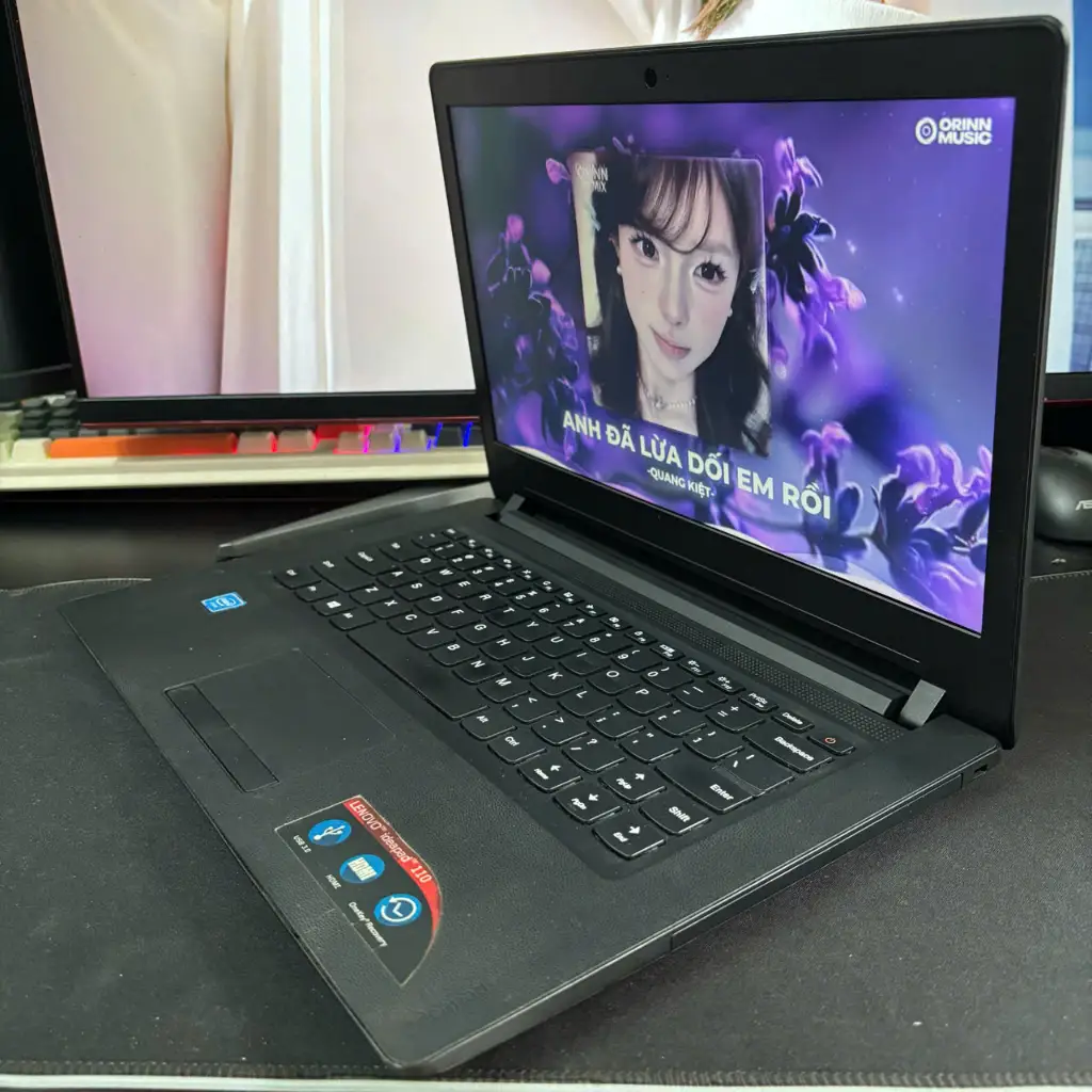 Lenovo IdeaPad 110-14IBR | Celeron N3060 | RAM 4GB | SSD 120GB | 14" HD | Pin 100% 4