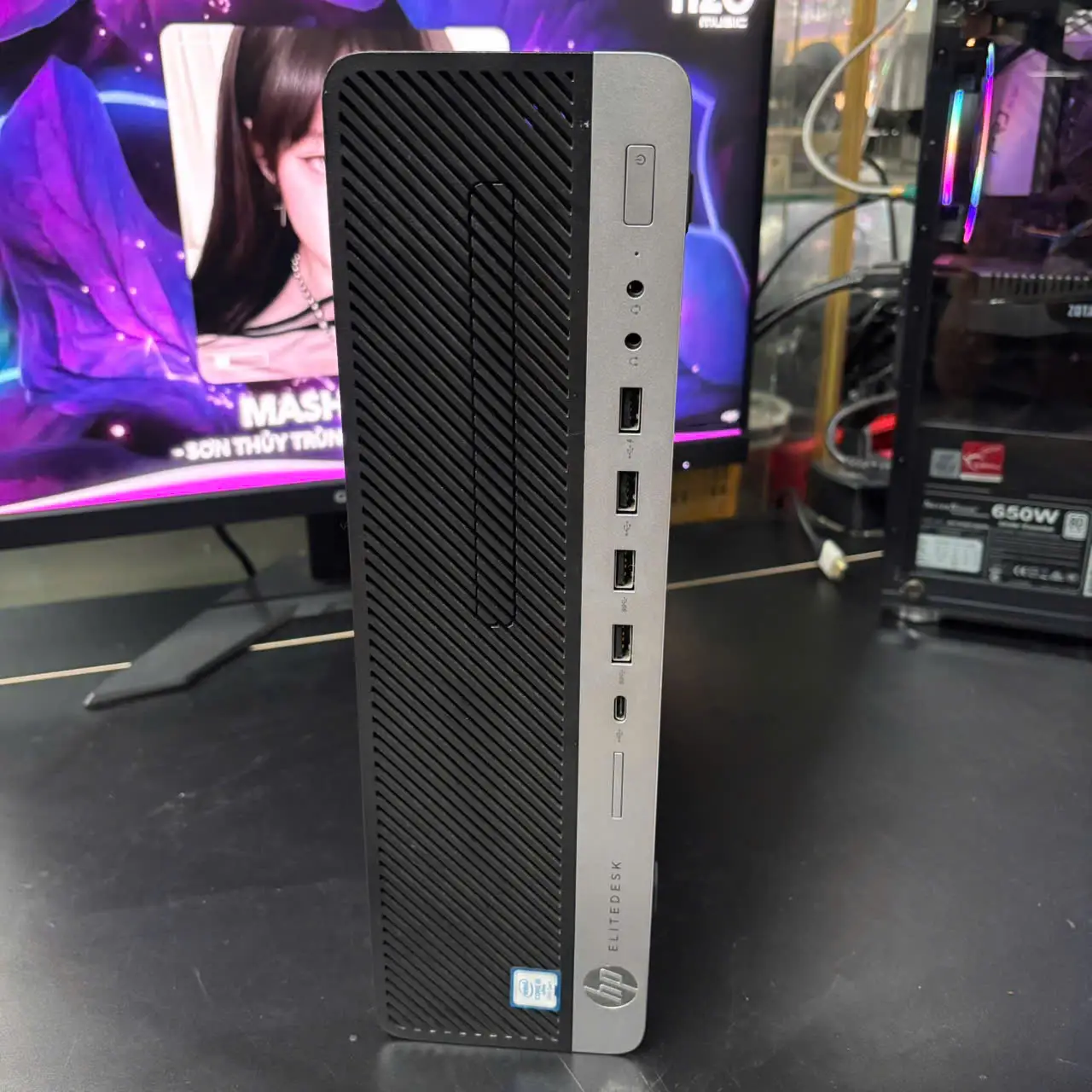 PC HP EliteDesk 800 G3 SFF | Core i5-7500 | RAM 4GB | SSD 120GB + HDD 500GB | Wi-Fi 5 | Business Enterprise