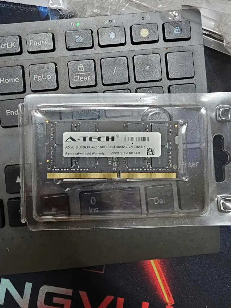 RAM Laptop A-Tech 32GB DDR4 3200MHz PC4 Chính Hãng Tháo Máy 2
