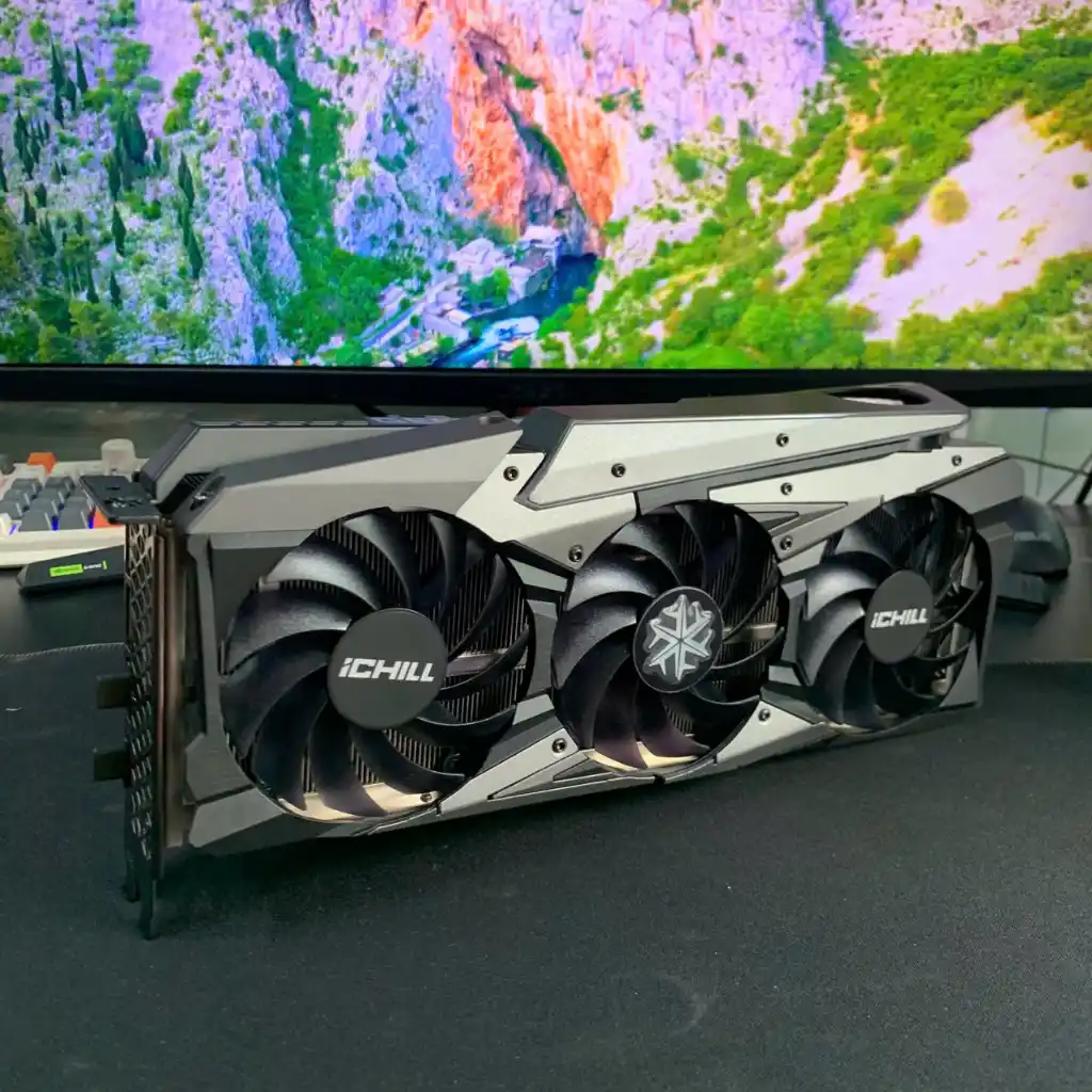 VGA Inno3D GeForce RTX 3080 iCHILL X4 LHR | 10GB GDDR6X | 4 Fan RGB | HDMI 2.1 + 3x DP 1.4 3