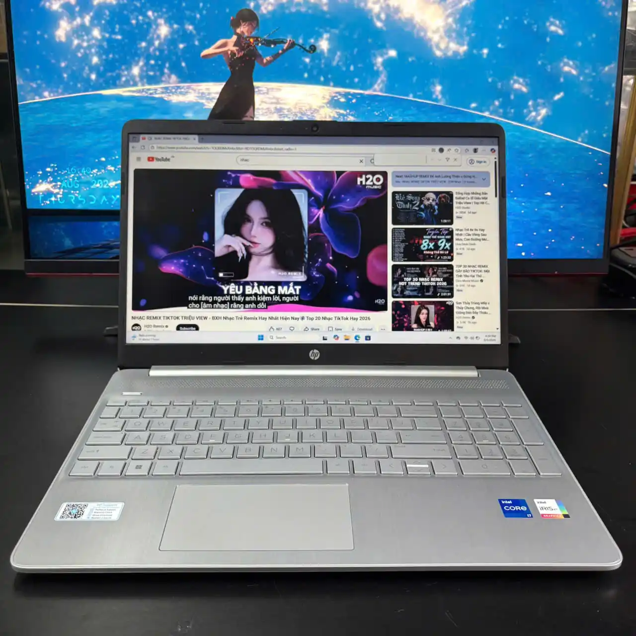 HP Laptop 15s-fq5144TU | Core i7-1255U | RAM 16GB | SSD 512GB | 15.6" FHD | Win 11 Bản Quyền | Pin 100%